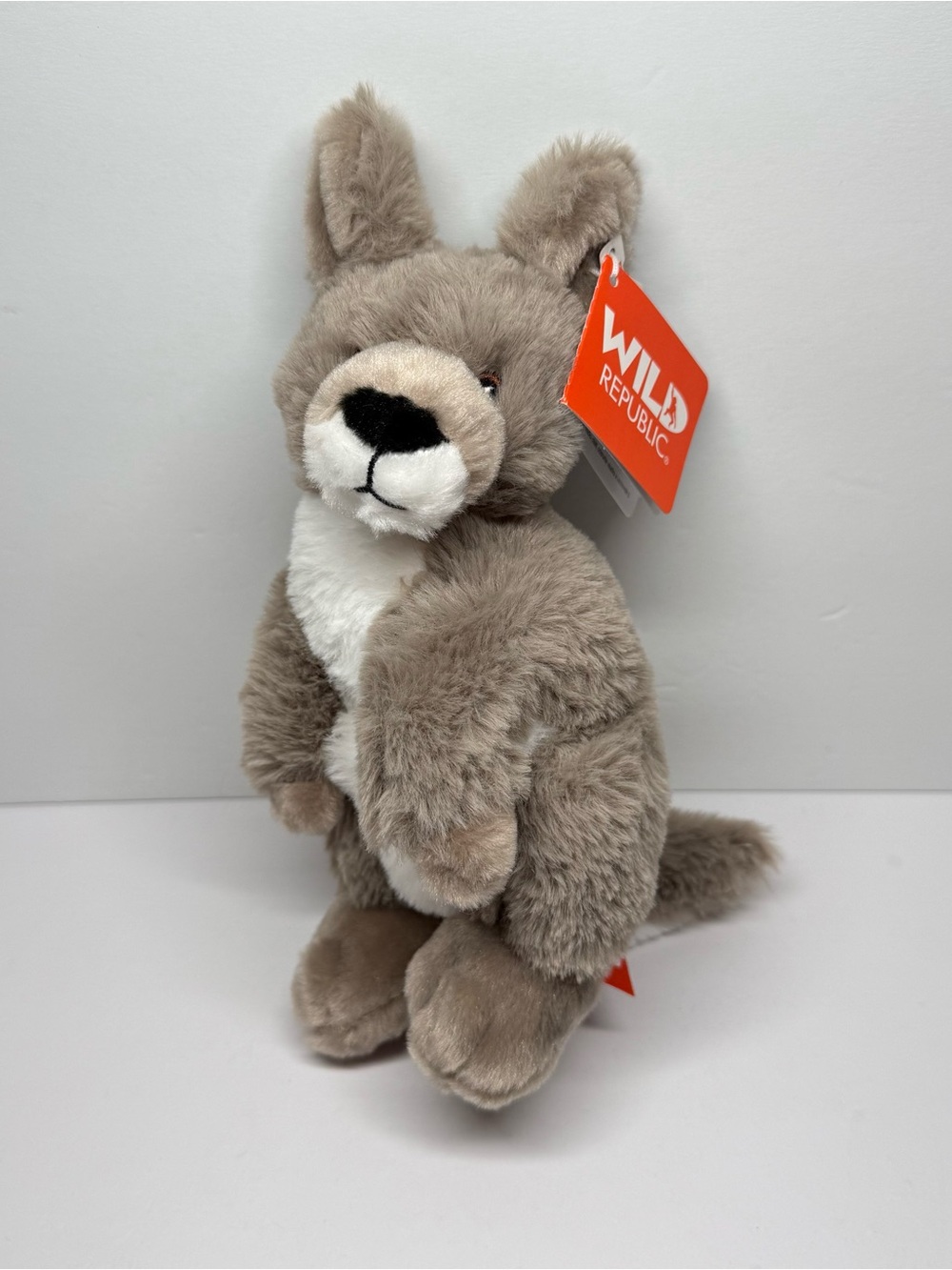 Wild Republic Ecokins Kangaroo Plush Stuffed Animal Toy w Tags NO Joey in Pouch